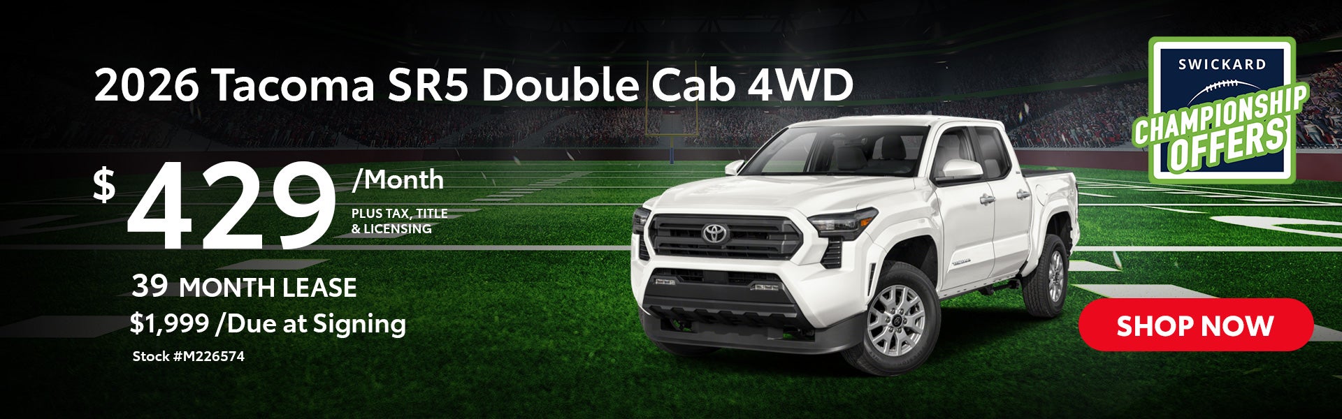 2026 Tacoma SR5 Double Cab 4WD 