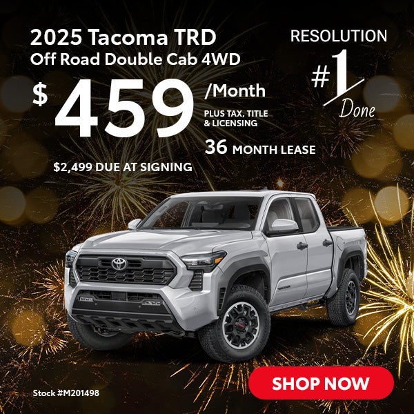 2025 Tacoma TRD Off Road Double Cab 4WD Lease for $459 per m