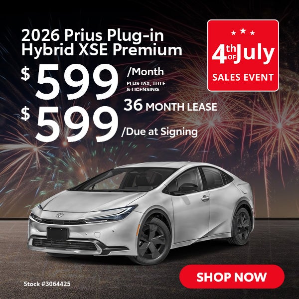 2026 Toyota Prius Plug-in Hybrid XSE Premium Lease from $599