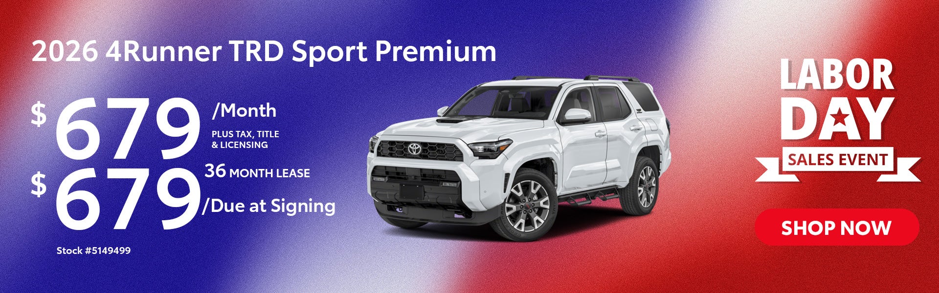 2026 Toyota 4Runner TRD Sport Premium