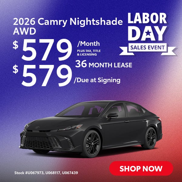 2026 Toyota Camry Nightshade AWD